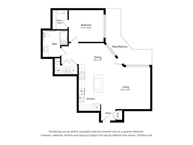 Floorplan - Ashlynn Ridge 55+ Apartments