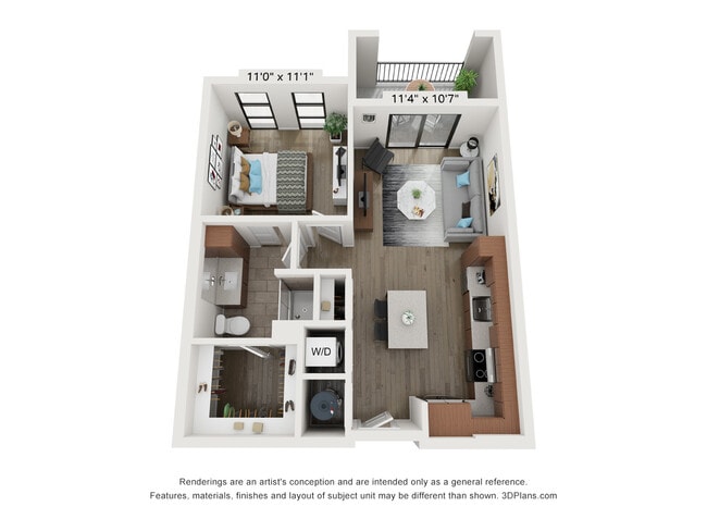 Floorplan - Wildhorse Apartments