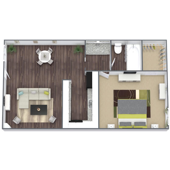 Floorplan - Arcadia on 49th