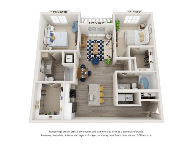 Floorplan - Berkmar Landing Apartments