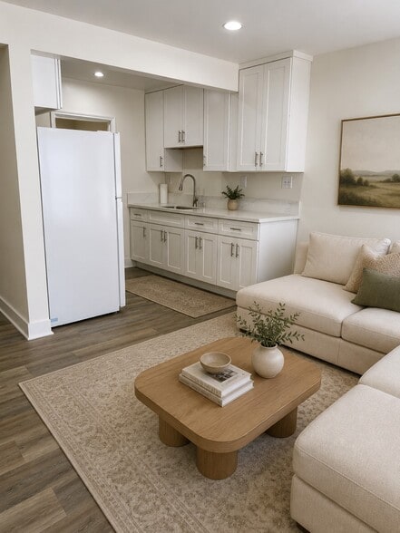 AI Staged living Room - 634 E 87th St