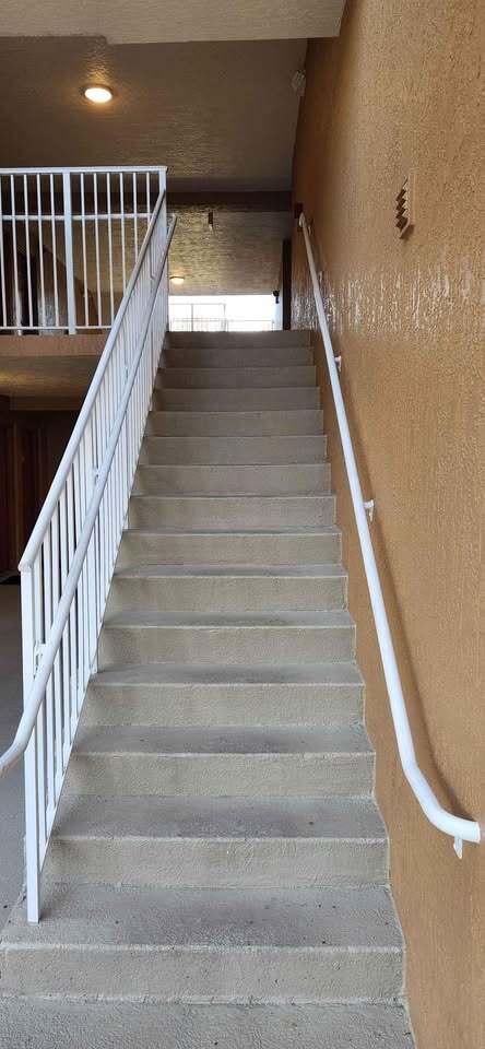 Short flight steps to apartment - 1875 Florida Club Dr