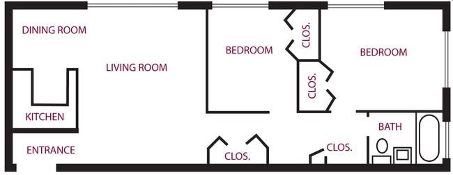 2BR/1BA - Hubbard Gardens