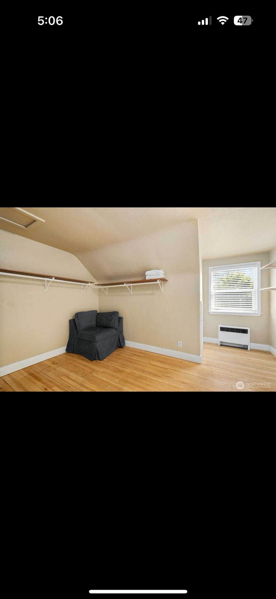 Upstairs bedroom 3/walk in closet. - 520 S Wilbur Ave