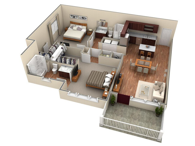 Floorplan - Springs at Five and Main