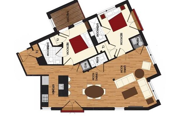 2BR/2.5BA - Mint Condominiums