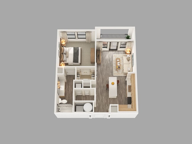 Floorplan - Seven17 Lehman