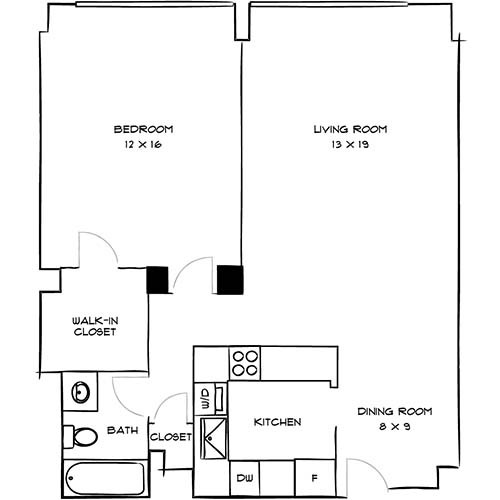 Floorplan - Flamingo South Beach