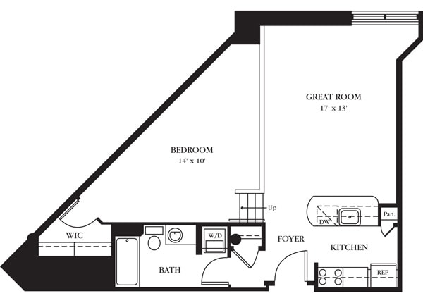 AC-F_1Bed_1Bath_725 Sq Ft - American Cigar