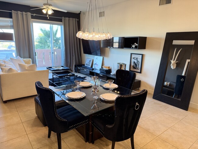 Upscale Fully Furnished 3 Bedroom Condo Dining Area - 83 E Agate Ave