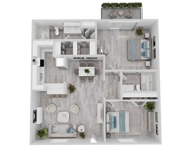 Floorplan - Azul Apartment Homes