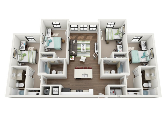 D1 Premium | 4-Bedroom - Philo Starkville