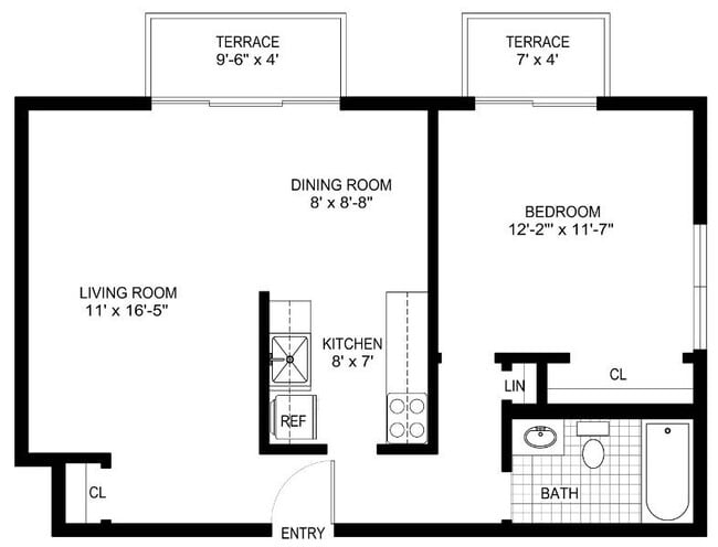 Floorplan - North Hills Apartments, LLC