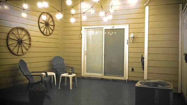 Back patio - 229 Quail Run