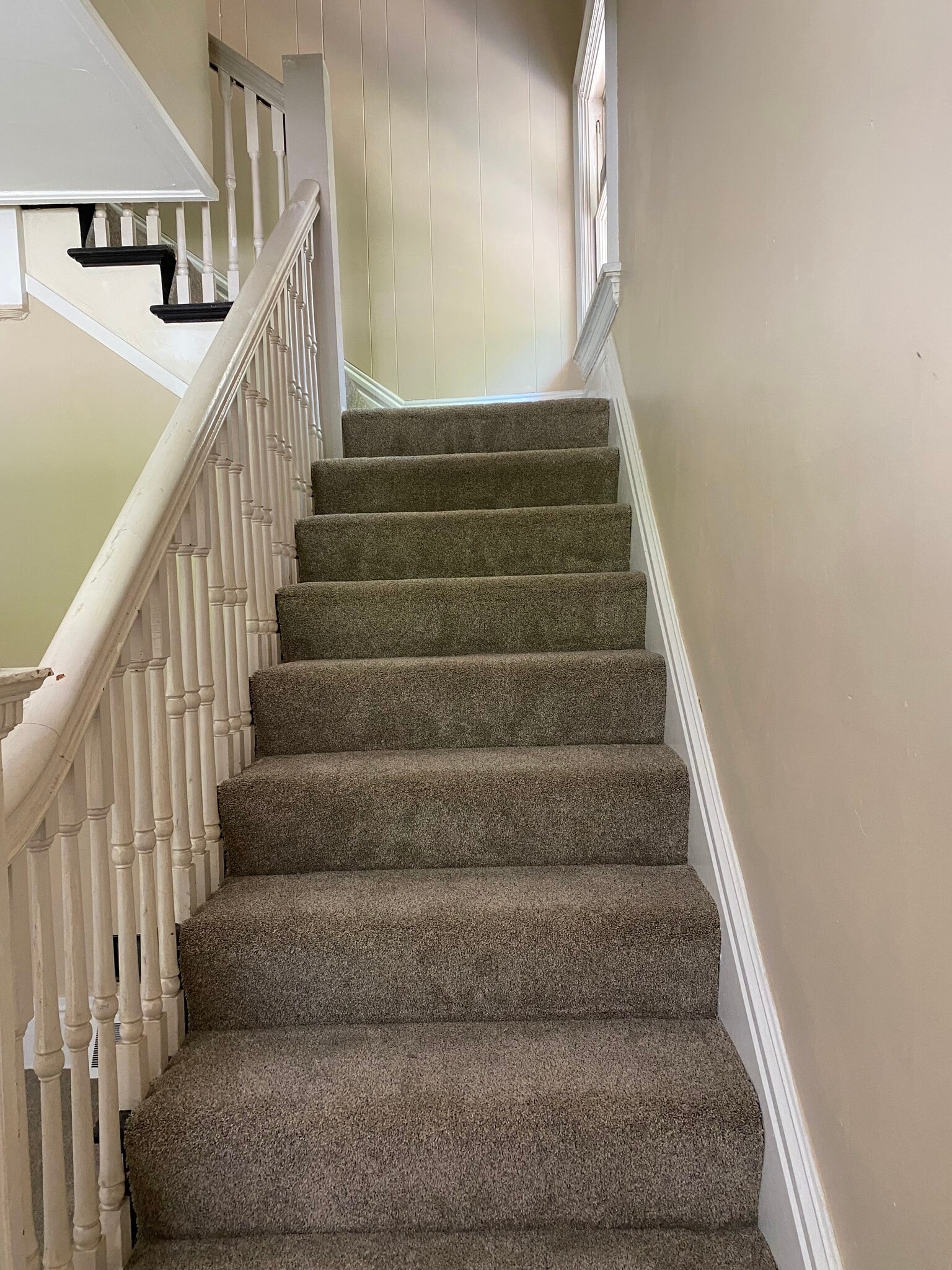 New carpeting on stairs - 1938 Kendall Ave