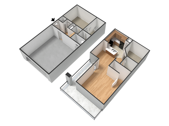 Tribeca 2 Floorplan Unfurnished - Tinsley Place