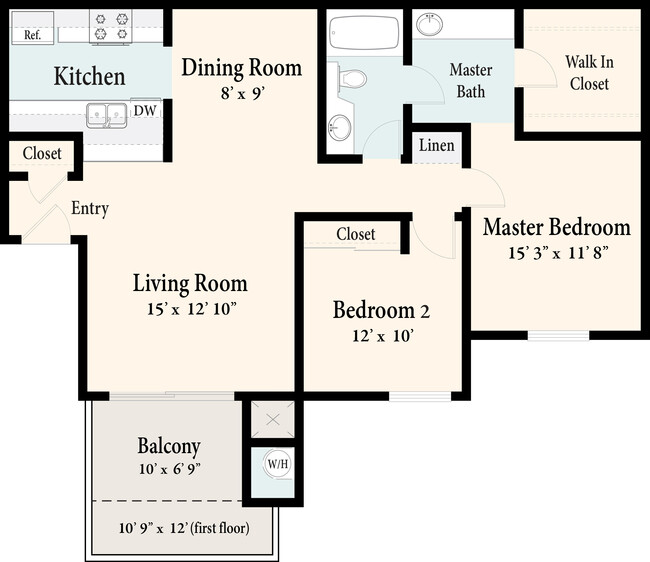 Floorplan - Sycamore Park Apartments