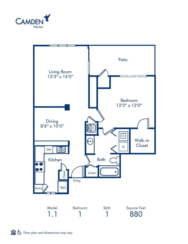 Floorplan - Camden Fairview