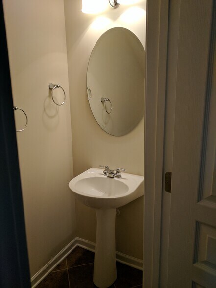 Half bath downstairs - 205 Spring Gardens Drive