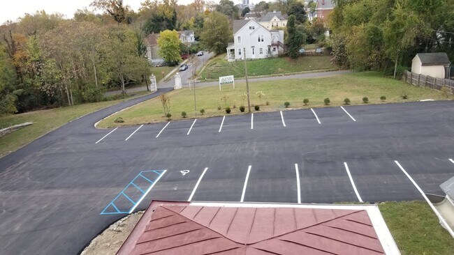 Parking lot facing downtown - 2112 Monteiro Ave