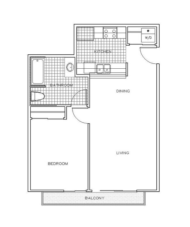 Capri 1x1 floor plan PR SM Capri LLC - PR SM Capri LLC