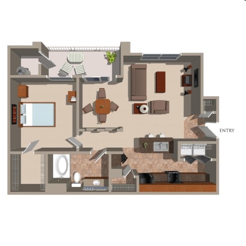 1BR/1BA - Painted Trails