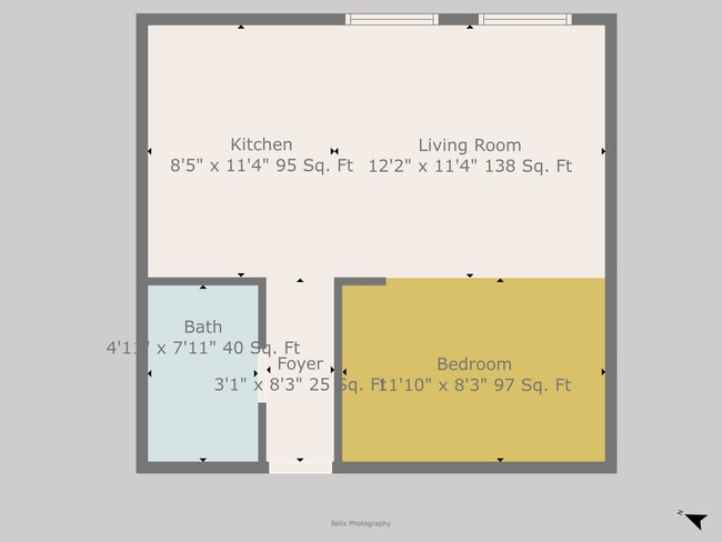 Floorplan - Studios On Rose
