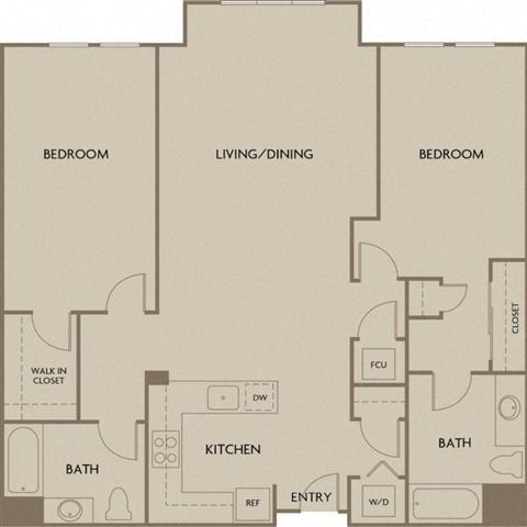 Floorplan - Theatre Square Apartments