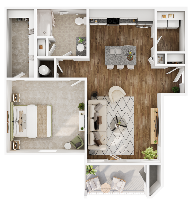 Floorplan - Hathaway at Lake Norman Apartments
