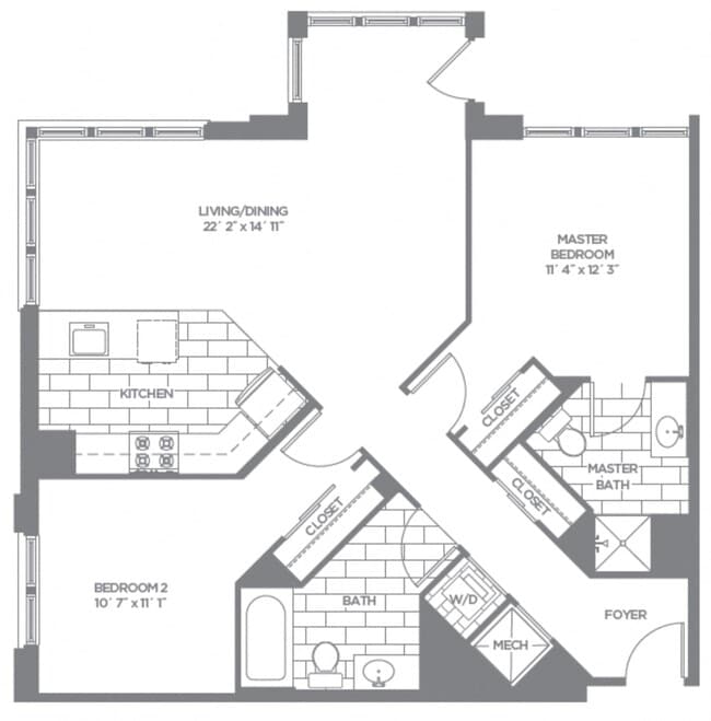 Floorplan - The Asher