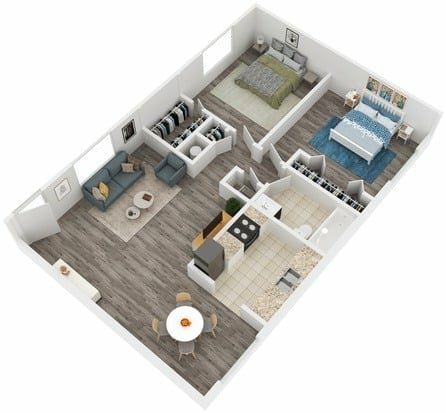 Coconut Grove Floor Plan - Bayshore Palms at Soho