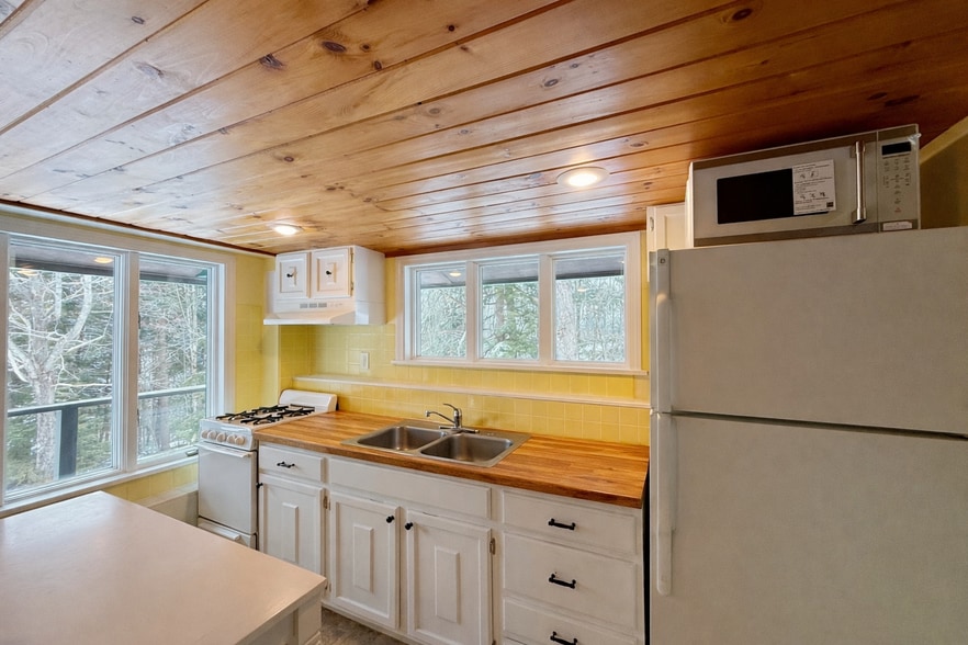Bright kitchen with many windows - 111 North Rd