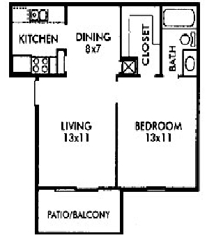 Plan A - Lakeshire Place Apartment Homes