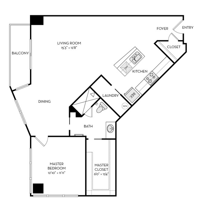 Floorplan - The Heights at Park Lane