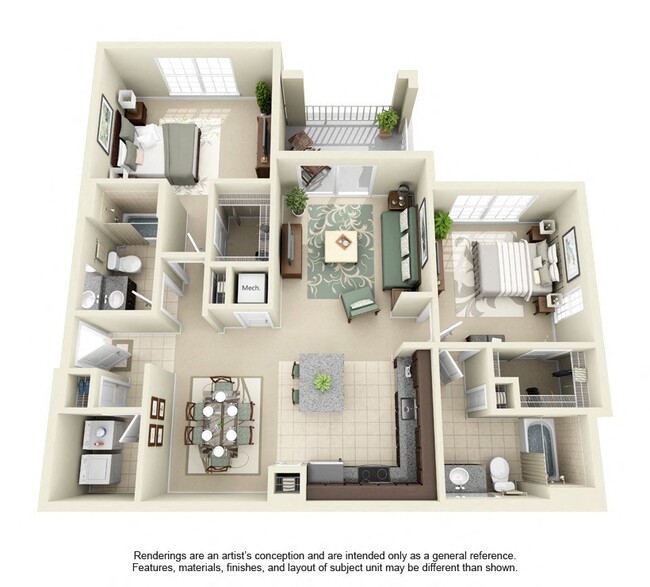 Floorplan - Bridges at Crosstown