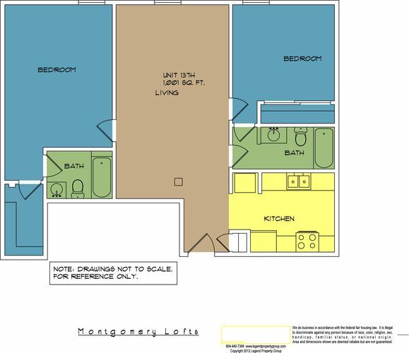 Floorplan - Montgomery Lofts on Main