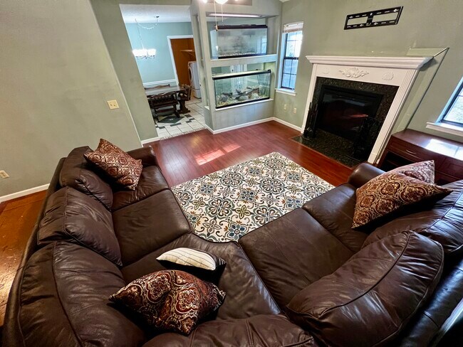 Comfy sectional in the spacious living room - 64 Island Dr