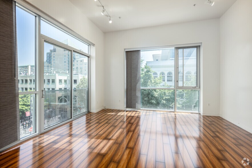 Studio - 791SF - Living Room - The Cathedral Building