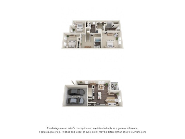 Floorplan - 1082 Townhomes
