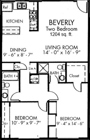 Floorplan - Fountains in the Green