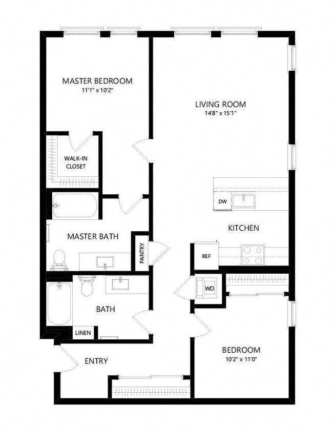 Floorplan - Windsor Queen Anne