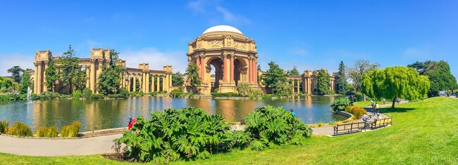 Front of Palace of Fine Arts - 2765 Lombard St