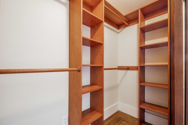 Primary bedroom with office and walk in closet. - 431 Athol Ave