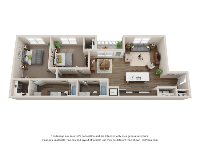 Floorplan - Aliso Briargate Apartments