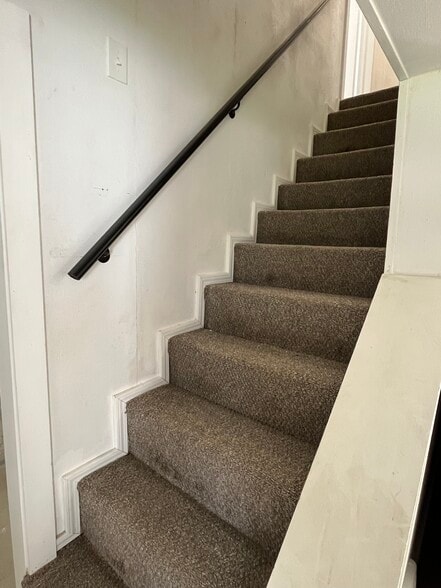 Stairway leading upstairs - 28 Wood Ave