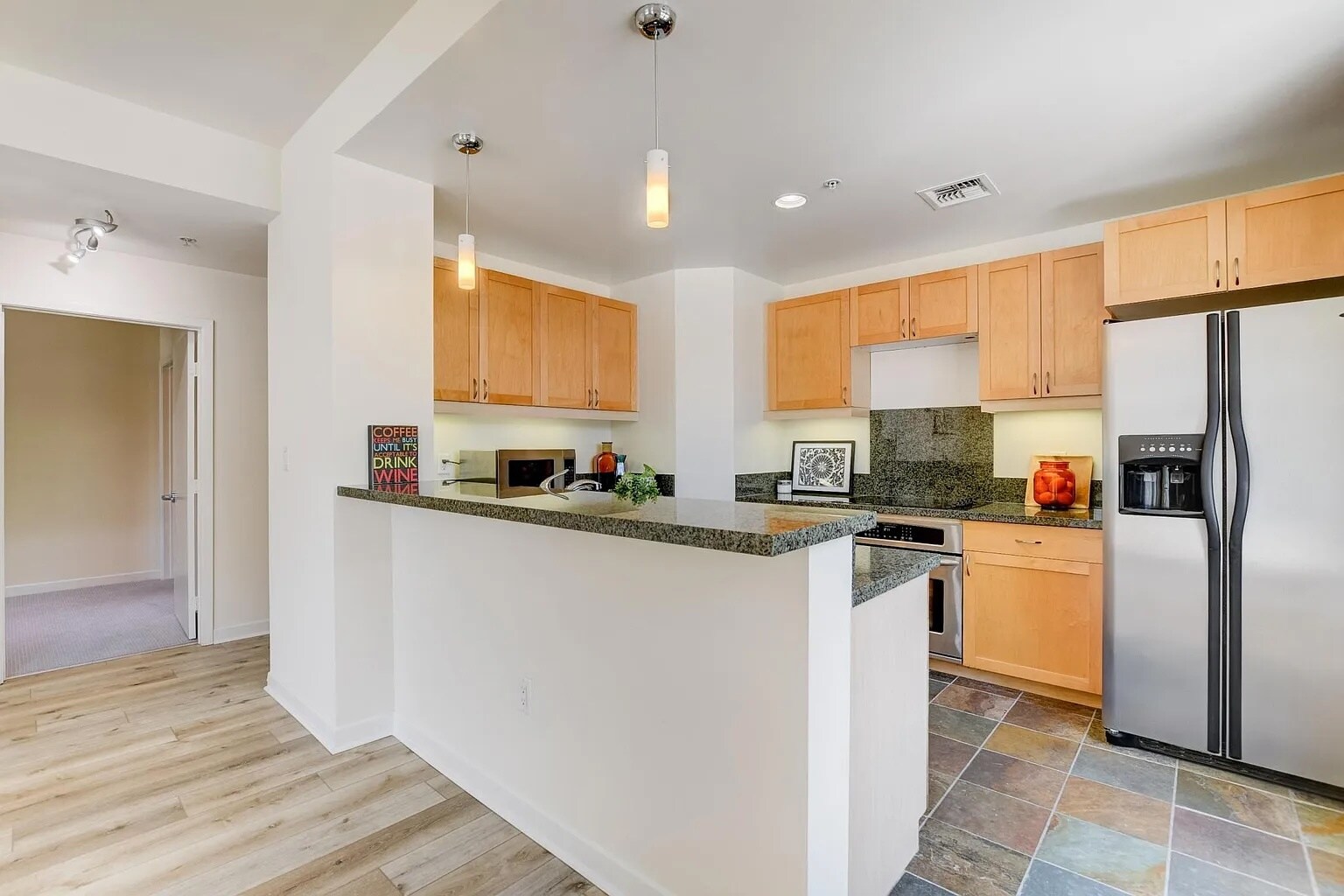Kitchen stainless steel appliances - 1150 J St