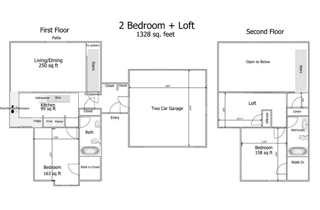 2BR/2BA - Prairiebrooke Duplexes