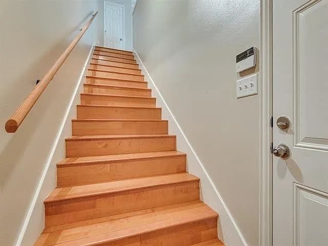 Stairs from Garage to Living Room - 2407 Stutz Dr