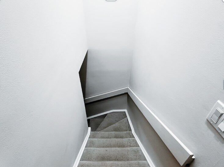 stair to basement - 1906 N Hermitage Ave