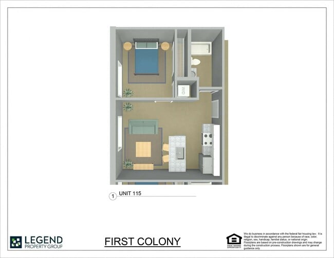 Floorplan - First Colony Flats